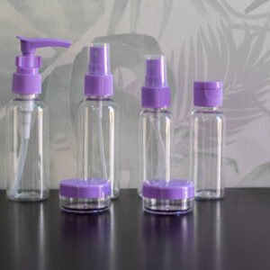 Kit de Frasquitos para Viaje – Organiza y Lleva tus Cosméticos de Forma Compacta y Segura