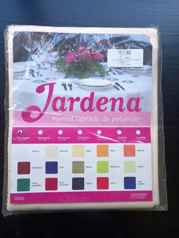 Mantel labrado rectangular