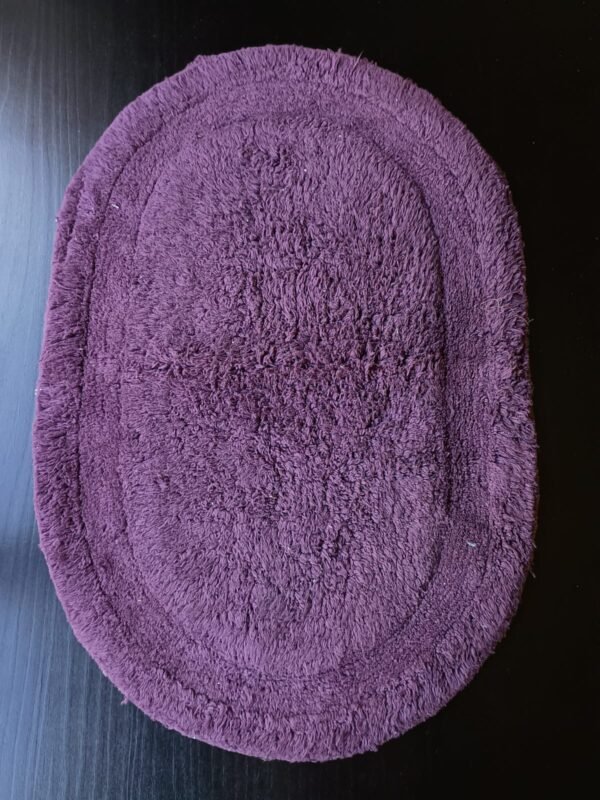 Alfombra de baño oval
